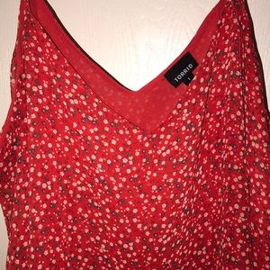 Torrid Chiffon Floral Pattern Camisole
